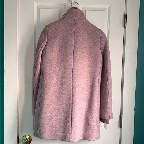 J. Crew Pink Tweedy Nelli Gori Italian Stadium Cloth Coat for Women - Picture 9 of 9